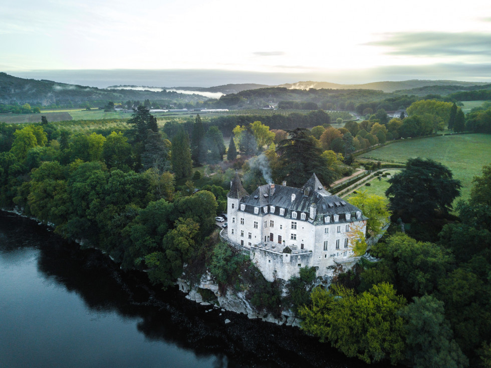 Chateau de la Treyne sobre el río Dordoña