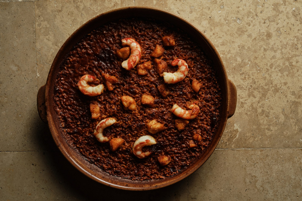 Arroz al horn marinero al horno Gayarre