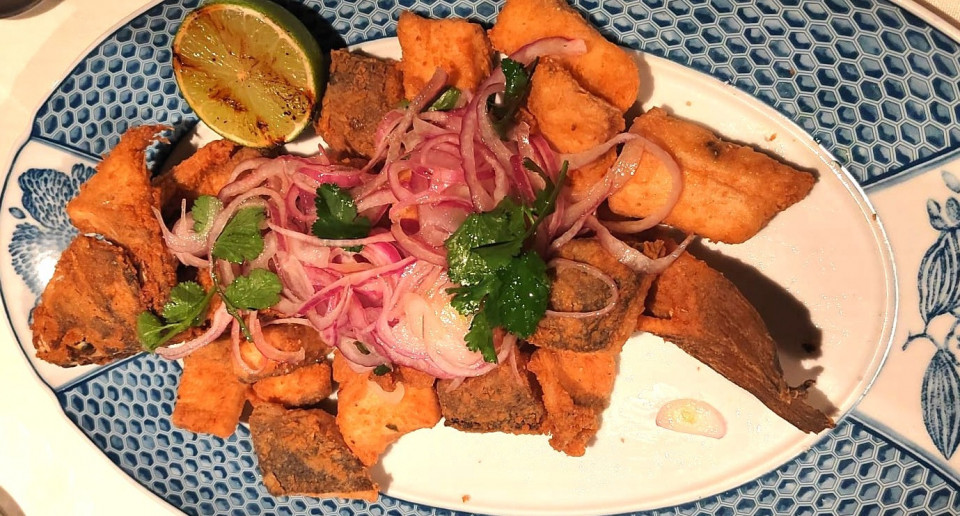 Lubina al adobo de Gayarre