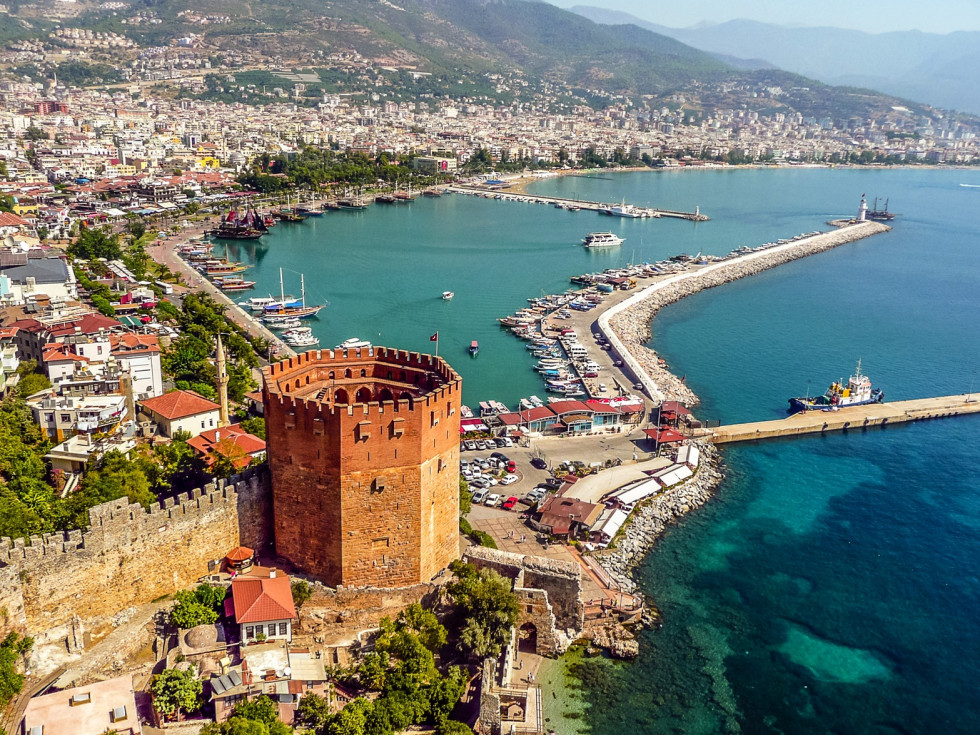 Alanya Kızılkule Castle, Turkya