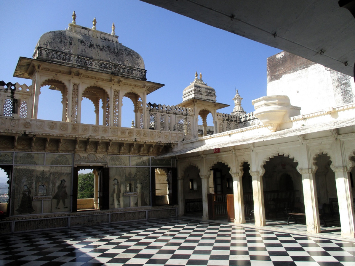 Badi Chitrashali en el Palacio de Udaipur