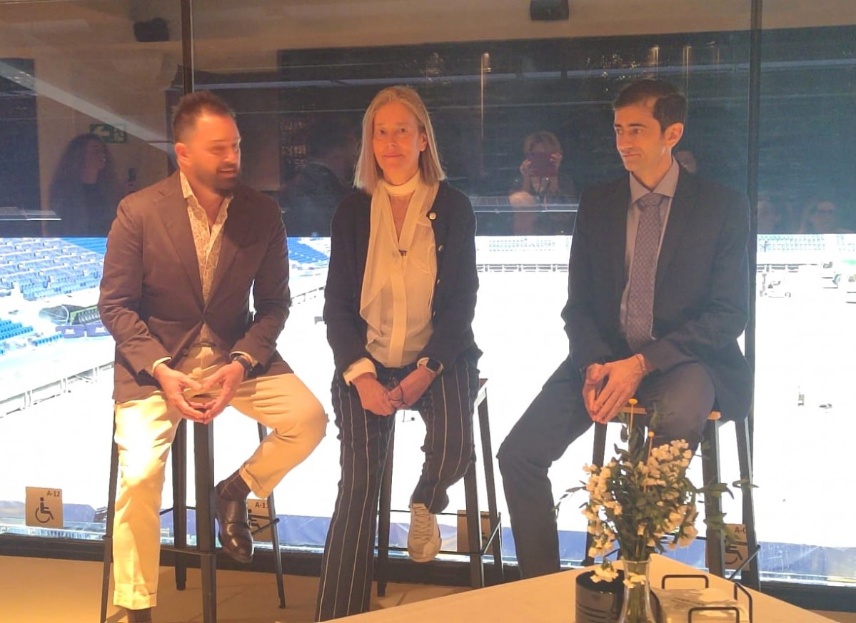 De iz a der, Alvaro Castellanos, Belen Agustu00ed y Raffaele Sisto