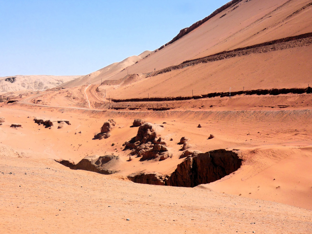 7 Borde del desierto de Taklamakan