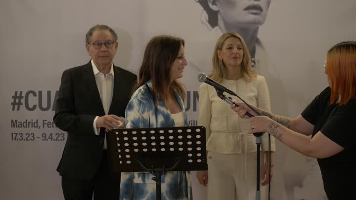 INAUGURACION DE LA EXPOSICIÓN RETROSPECTIVA DE ROBERTO VERINO, EN MADRID
